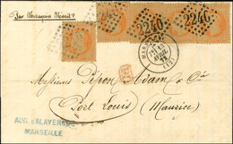GC 2240 / N° 31 (5) Càd T 17 MARSEILLE (12) Sur Lettre Pour Port Louis (Île Maurice). 1872. - TB / SUP. - R. - 1863-1870 Napoleone III Con Gli Allori