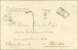 Càd GUYANE / CAYENNE Sur Lettre Non Affranchie Pour Moissac, Taxe Tampon 7 Et Griffe Encadrée APRÈS / LE / DÉPART. 1876. - Bolli Manuali