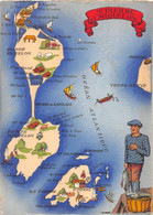 ¤¤  -   SAINT-PIERRE-et-MIQUELON   -  Carte Des Iles   -  Illustrateur " BARRE-DAYEZ "   -       -  ¤¤ - Saint-Pierre Und Miquelon