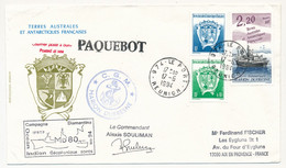 Affr Composé TAAF Oblit 974 LE PORT (Réunion) 17/6/1994 - Posté à Bord Du Marion Dufresne, Campagne Diamantine - Briefe U. Dokumente