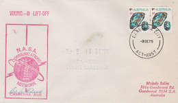 N°1130 N -lettre  (cover) - Viking -B Lift Off -Nasa Communications Canberra - - Oceania