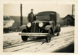 Automobile Ancienne De Marque ? * Carte Photo * Voiture Auto Camion Camionnette - Busse & Reisebusse