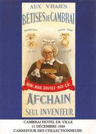 Delcampe - Cambrai Bêtises Afchain Publicité Illustrateur - Cambrai