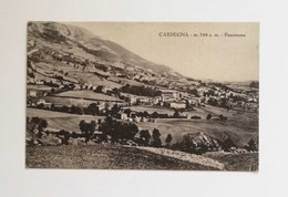 Cartolina Illustrata Carpegna - Panorama, Viaggiata Per Bologna 1954 - Andere & Zonder Classificatie
