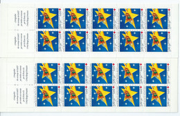 [po] Variété : Carnet N° 2048  Croix-rouge 1999 N°3288 Ciel Bleu Au Lieu De Bleu Foncé  + Normal ** - Postzegelboekjes