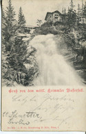 010051  Gruss Von Dem Mittl. Krimmler Wasserfall - Krimml