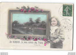 CPA 59 De Denain Je Vous Envoie Ces Fleurs - Denain