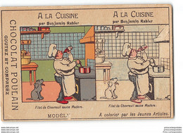 CPA Benjamin Rabier  A La Cuisine à Colorier - Rabier, B.