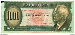 Billet > Hongrie > 1000 Forint - Hungary