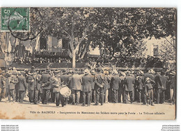 CPA 30 Bagnols Sur Ceze Inauguration Du Monument Des Soldats Morts Pour La Patrie La Tribune Officielle - Bagnols-sur-Cèze