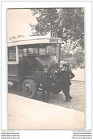 CPA 75 Carte Photo Autobus Porte Maillot - Transport Urbain En Surface