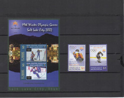 MICRONESIA OLYMPIC Bloc Et 2 Val Cote 12,50€ - Hiver 2002: Salt Lake City - Paralympic