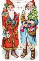 Glanzbilder Weihnachtsmann PZB 1236 Paar - Engelen
