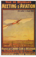 VILLE DE BRUXELLES   Meeting  D' Aviation Aéro Club De Belgique 23 Juillet 4 Aout 1910. - Bruxelles (Città)