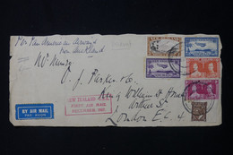 NOUVELLE ZÉLANDE - Devant D'enveloppe De Wellington Pour Londres Par 1er Vol Nouvelle Zélande / USA En 1937  - L 84111 - Covers & Documents