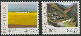 Portugal 1977 Mi 1360 /1  YT 1340 /1 SG 1653 /4 ** Southern Planes + Northern Terraced Mountains, Landscapes - Agriculture