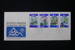 NOUVELLE HÉBRIDES - Enveloppe FDC En 1975 - Scoutisme - L 84129 - FDC