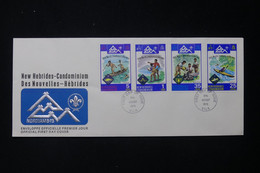 NOUVELLE HÉBRIDES - Enveloppe FDC En 1975 - Scoutisme - L 84130 - FDC