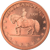 Slovénie, 2 Euro Cent, 2004, Unofficial Private Coin, FDC, Copper Plated Steel - Privatentwürfe