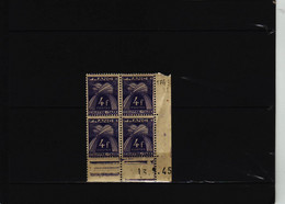 CHIFFRE TAXE N°74 - 4F GERBES - B De A+B - Tirage Du 13.9.45 Au 17.9.45 - 13.05.1945 - - Postage Due