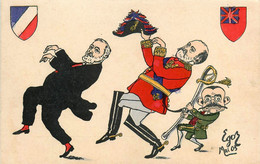 Politique Politica * CPA Illustrateur EGOR Mai 1903 * Loubet France Uk Italia * Satirique Humour Humoristique ! - Satirische