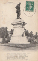 ANCENIS. - Statue De Joachim Du Bellay. Poème En Bas De La Carte - Ancenis