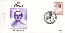 B01-259 - FDC P765  - Cob 2183 - Royal Dynastie S.M. La Reine Astrid En 1935 - 31-08-1985 2200 Borgerhout - 1981-1990