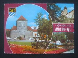 Amberg - Mehrbildkarte "Gruß Aus Amberg / Opf." / Autos - Amberg