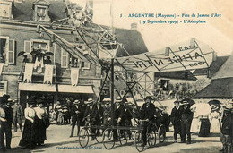 Argentré * La Fête De Jeanne D'arc * Aéroplane * Avion * Bicyclette * Fête Locale - Argentre