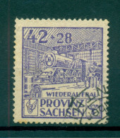 Saxe 1946 - Michel N. 89 A - Reconstruction (Y & T N. 24) - Gebraucht