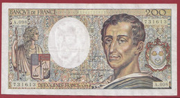 200 Francs "Montesquieu" 1990------ALPH .A.098-------DANS L ETAT - 200 F 1981-1994 ''Montesquieu''