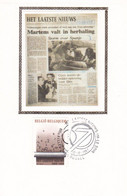 B01-259 BELG FDC Soie 1987 2272 FDC Carte Sony Stamp Het Laatste Nieuws - 1961-1970