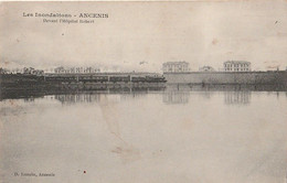 ANCENIS. - Hôpital Robert. Les Inondations. Carte Rare - Ancenis