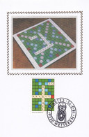 B01-259 2594 Carte Maxima Soie 18-03-1995 Jeux Et Loisirs Scrabble Jouer 4.5€ - 1991-2000