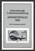BLOC DDR Schwarzdruck 1980  MICHEL  : 59 - 1971-1980