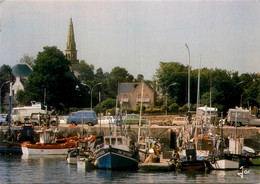 Loctudy * Vue Sur Le Port Et Le Clocher De L'église * Bateaux Pêche - Loctudy