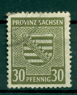 Saxe 1945 - Michel N. 83 X A - Série Courante (Y & T N. 18) (i) - Oblitérés