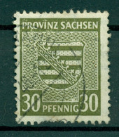 Saxe 1945 - Michel N. 83 X A - Série Courante (Y & T N. 18) (ii) - Oblitérés