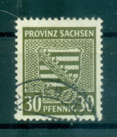 Saxe 1945 - Michel N. 83 X A - Série Courante (Y & T N. 18) (iii) - Oblitérés