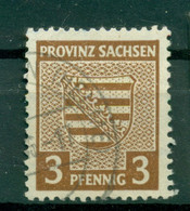 Saxe 1945 - Michel N. 74 X - Série Courante (Y & T N. 9) - Used