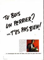 PUB  " PERRIER  "    1969  ( 14 ) - Perrier