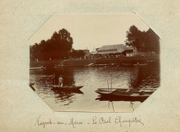 Nogent Sur Marne * Le Grand Bal Champêtre * Photo Albuminée 1900 - Nogent Sur Marne