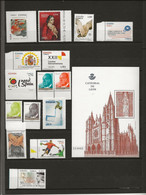 ESPAGNE - TIMBRES N° 4442 A 4466 ( 2 Blocs +carnet Inclus) Année 2012-2013- COTE : 53,50 € - Neufs