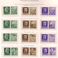 REGNO D,ITALIA 1942 PROPAGANDA DI GUERRA SASS. 1-12 MNH XF ++++++++++++++++++++++++++++++ - Propagande De Guerre