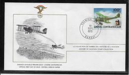 Thème Avions - Centrafricaine - Enveloppe - Oblitération 1er Jour - TB - Flugzeuge