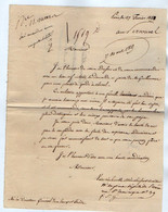 VP17.902 - PARIS 1829 - LAS - Lettre De Mr Le Mis De PINA Député De L'Isère à Mr Le Directeur Général Des Eaux Et Forêts - Otros & Sin Clasificación