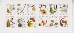 ISRAEL 2002 ZODIAC HOROSCOPE MONTHS OF THE YEAR BOOKLET - Postzegelboekjes