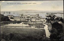 CPA Dublin Irland, Pavillon And Harbour, Kingstown, Hafen Panorama - Other