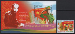 Vietnam (2020) - Set + Block -  /  Policia - Police - Polizei - Military - Soldiers - Security Forces - Militaria