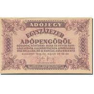 Billet, Hongrie, 100,000 (Egyszázezer) Adópengö, 1946, 1946-05-28, KM:144a - Hungary